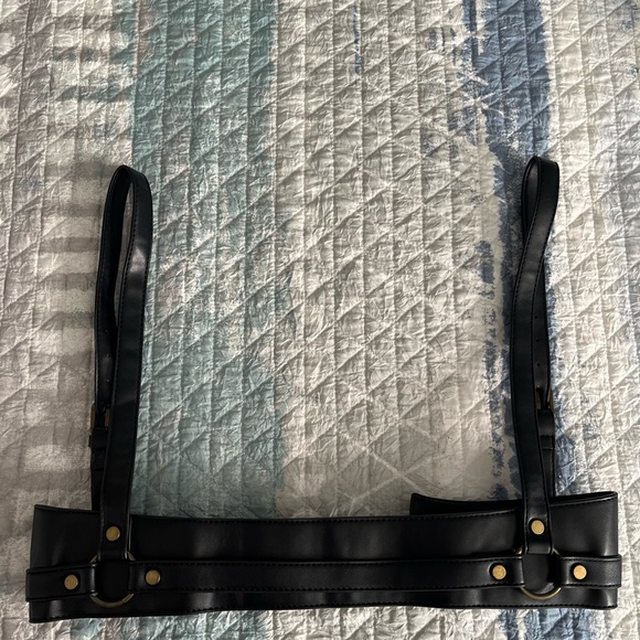 DISTURBIA Maeve Western Brass Harness Size S/M - Picture 9 of 10